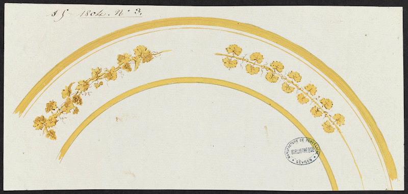 Décor [Assiette], Manufacture de Sèvres, 1804