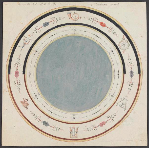 Décor [Assiette] ([Service offert à l'ambassadeur d'Angleterre]), Alexandre Théodore Brongniart, 1802