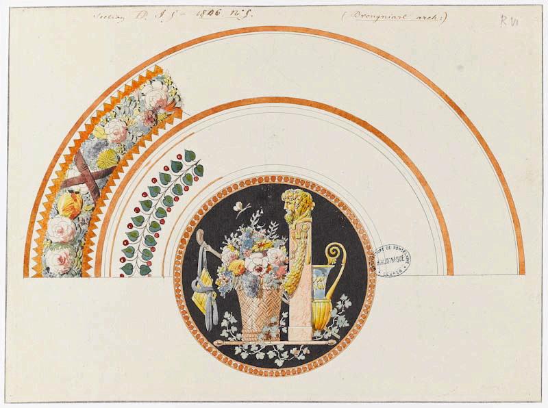 Décor [Assiette], Alexandre Théodore Brongniart, 1803