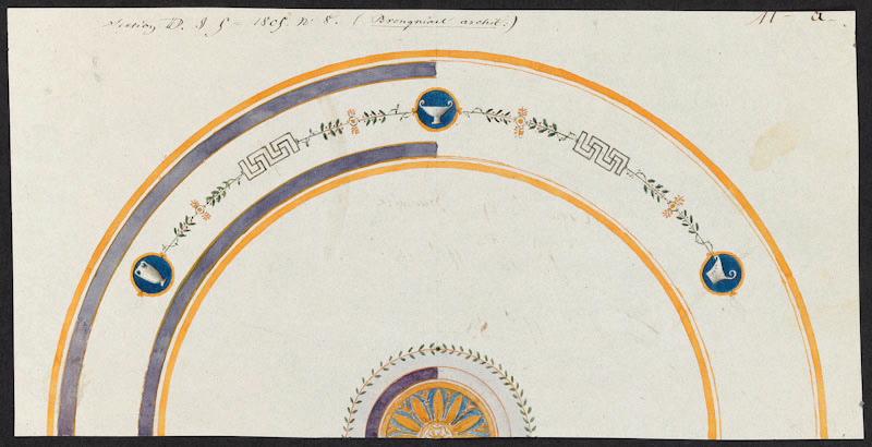 Décor [Assiette] ([Service Olympique?]), Alexandre Théodore Brongniart, 1805