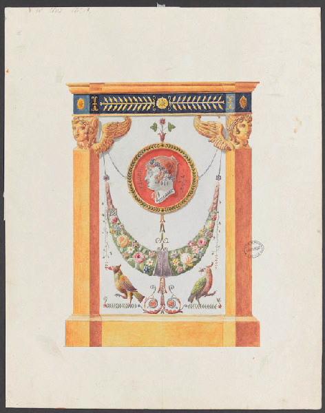 Autel du surtout du service Olympique, Alexandre Théodore Brongniart, 1802