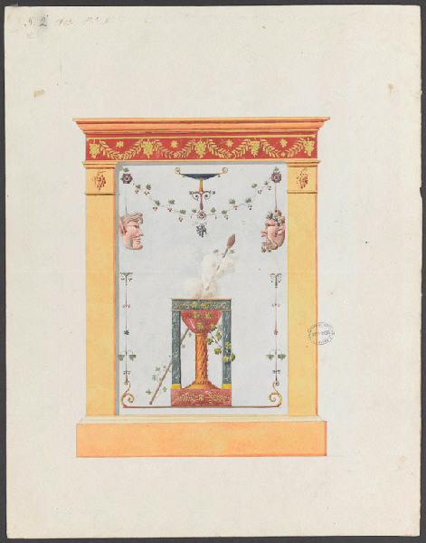 Autel du surtout du service Olympique, Alexandre Théodore Brongniart, 1802