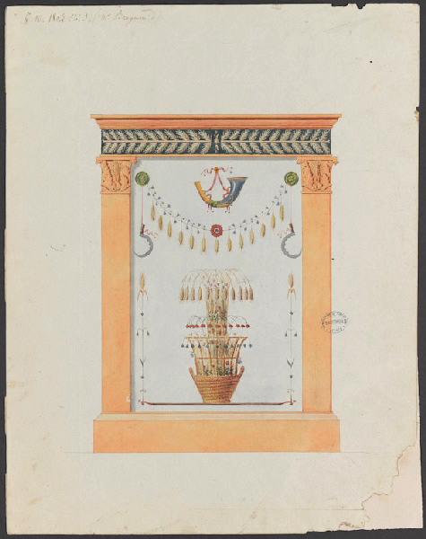 Autel du surtout du service Olympique, Alexandre Théodore Brongniart, 1804