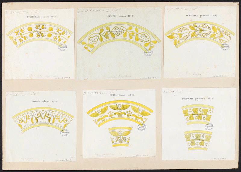 Élément décoratif [Frise du service des Oiseaux exotiques], Jean Charles François Leloy, 1818