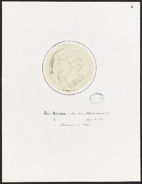 Portrait [Ibn-Younis], Jean François Robert, 19e siècle