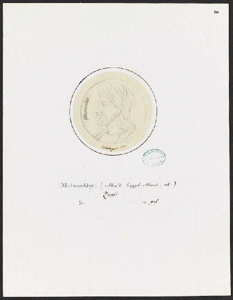 Portrait [Motanebby], Jean François Robert, 19e siècle