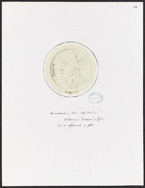 Portrait [Avicenne], Jean François Robert, 19e siècle