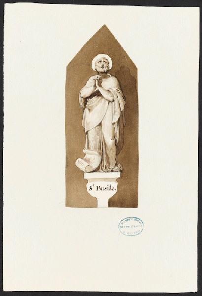 Portrait [St Basile], Charles Emile Wattier, 1ère moitié 19e siècle