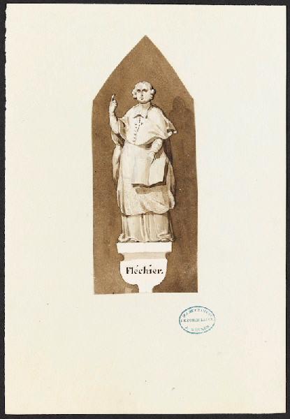 Portrait [Fléchier], Charles Emile Wattier, 1ère moitié 19e siècle