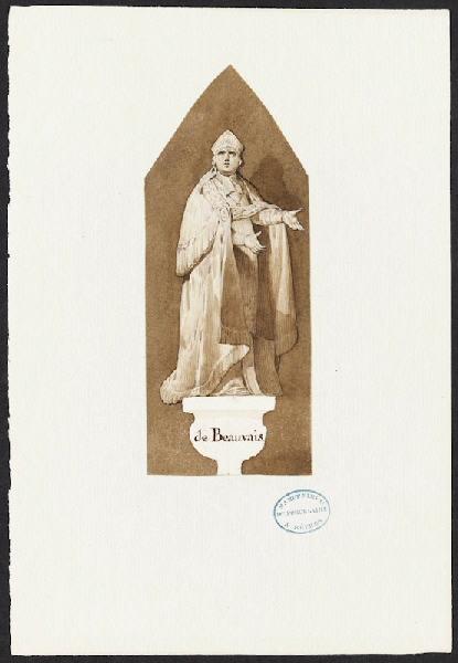 Portrait [De Beauvais], Charles Emile Wattier, 1ère moitié 19e siècle