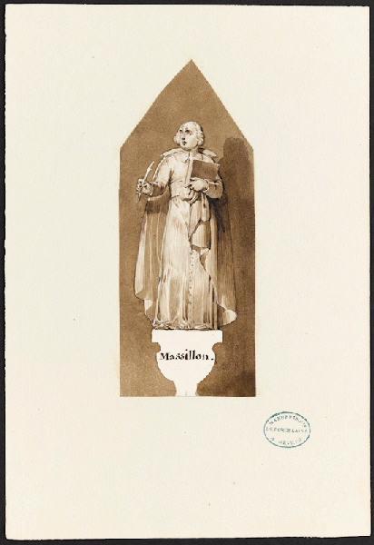 Portrait [Massillon], Charles Emile Wattier, 1ère moitié 19e siècle