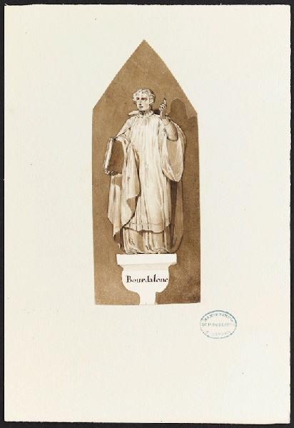 Portrait [Bourdaloue], Charles Emile Wattier, 1ère moitié 19e siècle