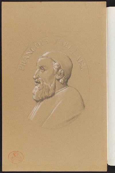 Portrait [François Rabelais], Jean Alaux, 1ère moitié 19e siècle