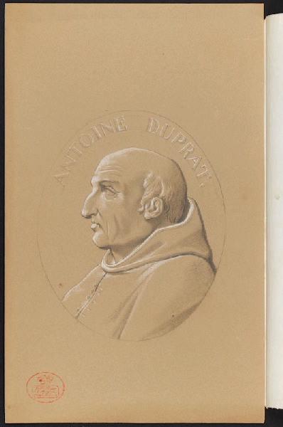 Portrait [Antoine Duprat], Jean Alaux, 1ère moitié 19e siècle