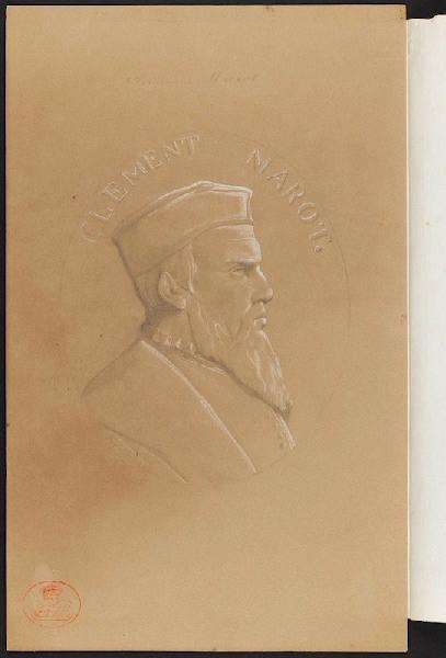 Portrait [Clément Marot], Jean Alaux, 1ère moitié 19e siècle