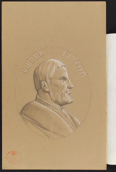 Portrait [Pierre Lescot], Jean Alaux, 1ère moitié 19e siècle