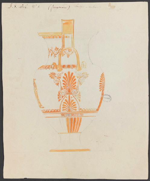 Vase, Alexandre Fragonard, 1ère moitié 19e siècle