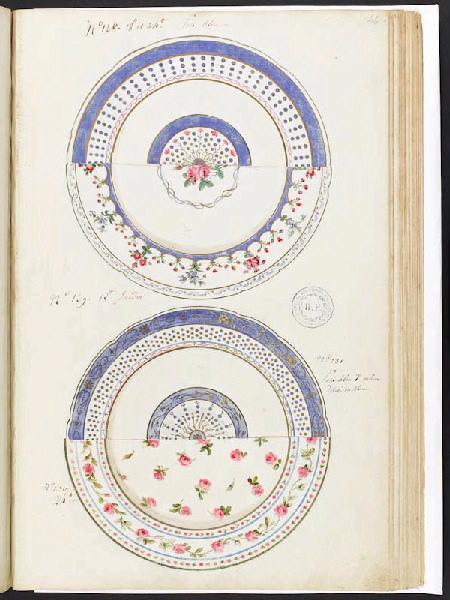 Assiettes [Décor], Manufacture de Sèvres, 18e siècle