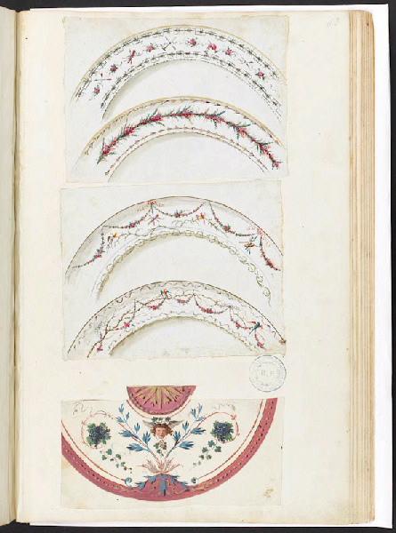 Assiettes [Décor], Manufacture de Sèvres, 18e siècle