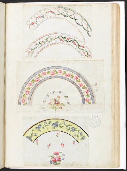 Assiettes [Décor], Manufacture de Sèvres, 18e siècle