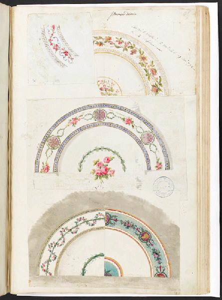 Assiettes [Décor], Manufacture de Sèvres, 18e siècle