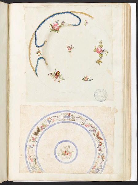 Assiettes [Décor], Manufacture de Sèvres, 18e siècle