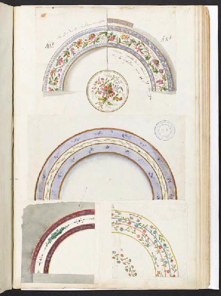 Assiettes [Décor], Manufacture de Sèvres, 18e siècle