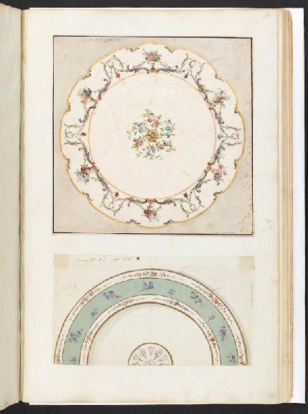 Assiettes [Décor], Manufacture de Sèvres, 18e siècle