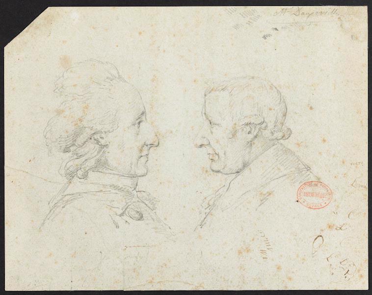 Portrait de deux hommes, Manufacture de Sèvres, 18e siècle