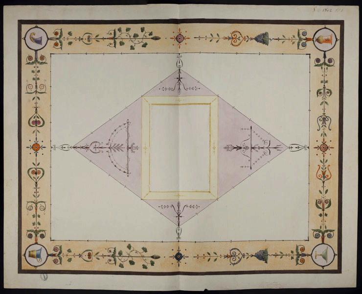 Projet de plateau de table, Alexandre Théodore Brongniart, 1802