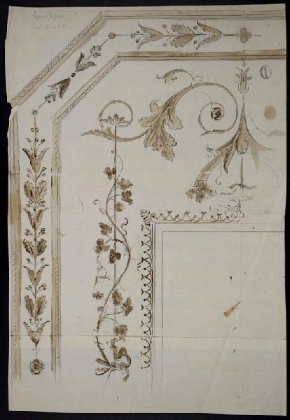 Projet de plateau de table, Jean-Jacques Lagrenée