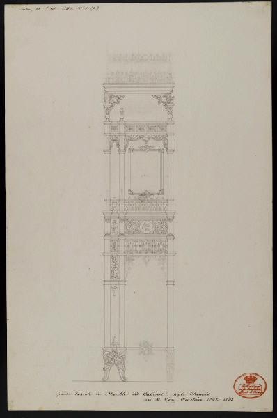 Eléments décoratifs [Cabaret chinois], Léon Feuchere, 1842,1843