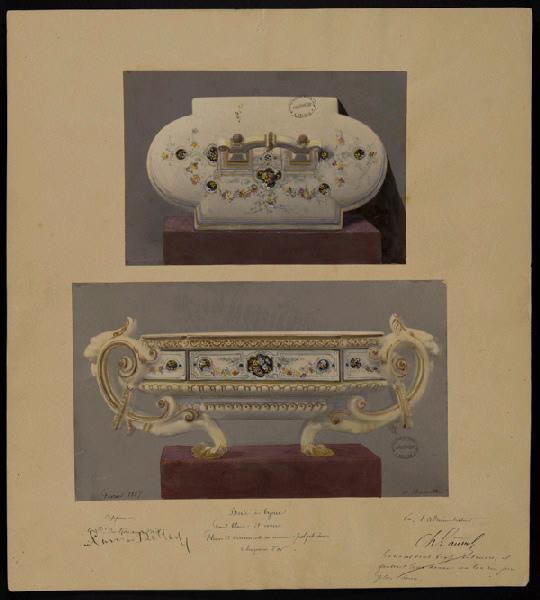 Boîte à bijoux, Horace Désiré Bieuville, 1887