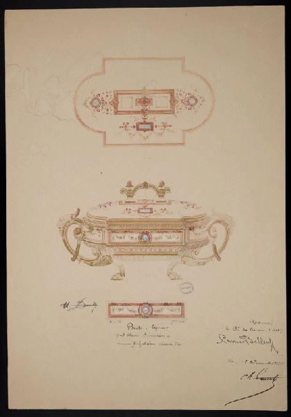 Boîte à bijoux, Horace Désiré Bieuville, 1886