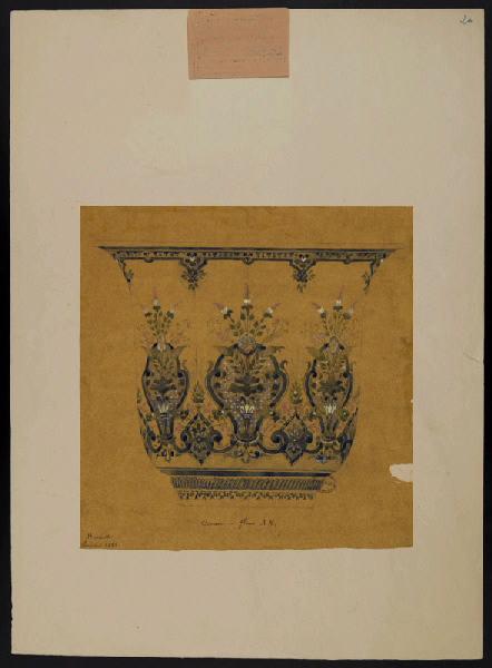 Caisse à fleurs AB, Horace Désiré Bieuville, 1885