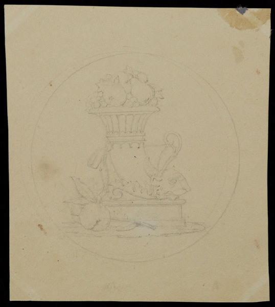 Elément décoratif [Emblème, attributs], Alexandre Théodore Brongniart, 1er quart 19e siècle