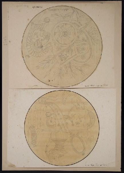 Eléments décoratifs [Attributs], Alexandre Théodore Brongniart, 1er quart 19e siècle