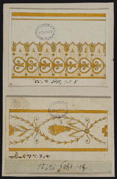 Eléments décoratifs [Frises], Alexandre Théodore Brongniart, 1805