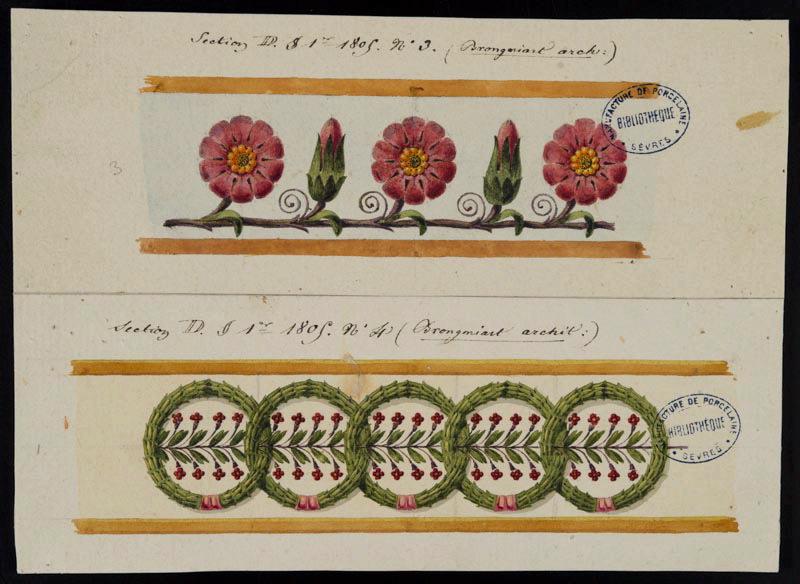 Eléments décoratifs [Frises], Alexandre Théodore Brongniart, 1805