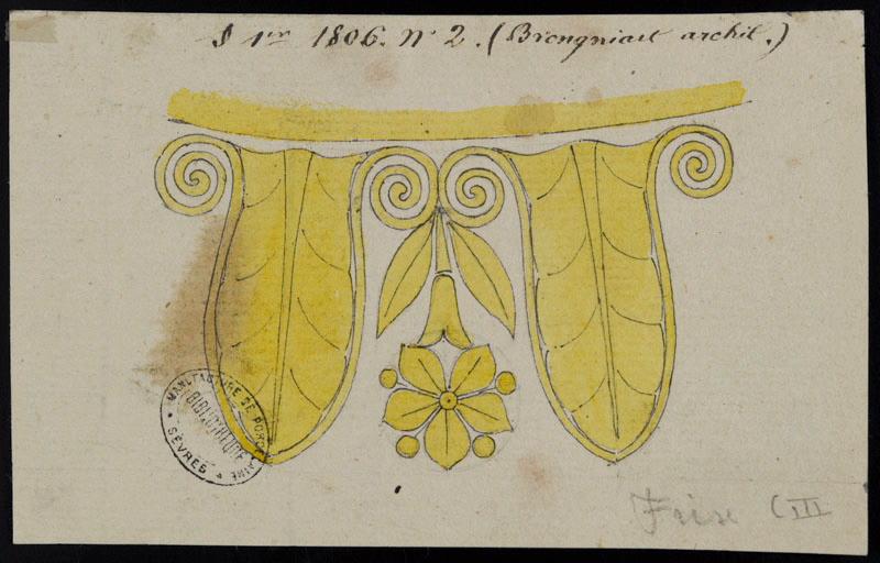 Elément décoratif [Frise], Alexandre Théodore Brongniart, 1802