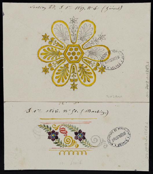 Eléments décoratifs [Frises], Manufacture de Sèvres