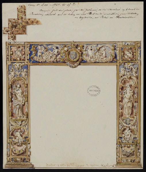 Cheminée, Alexis Etienne Julienne, 1ère moitié 19e siècle