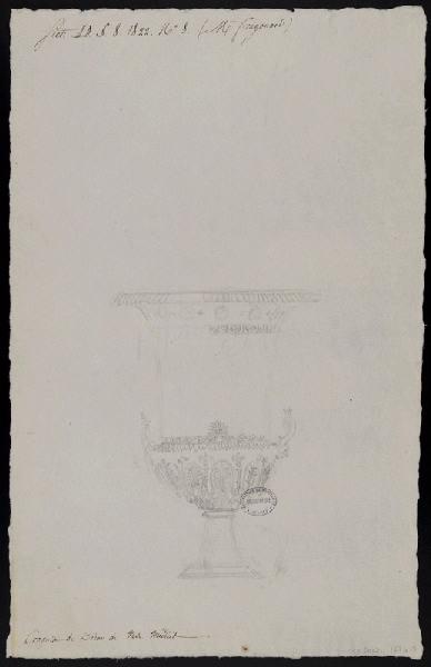 Vase Médicis, Alexandre Fragonard, 1ère moitié 19e siècle