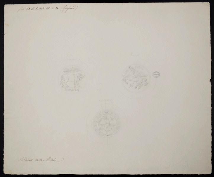 Eléments décoratifs [Vase Médicis], Alexandre Fragonard, 1ère moitié 19e siècle