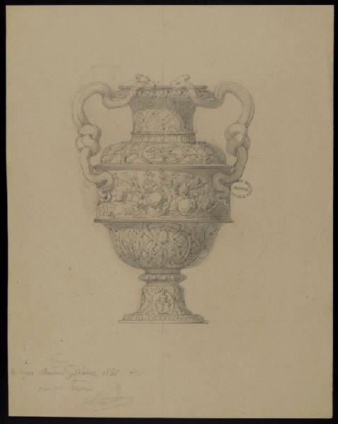 Vase à bandeau, Jean-Gabriel Peyre, 1846