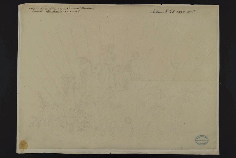 Elément décoratif [Où sera le bonheur?], Jean-Louis Hamon, 1850