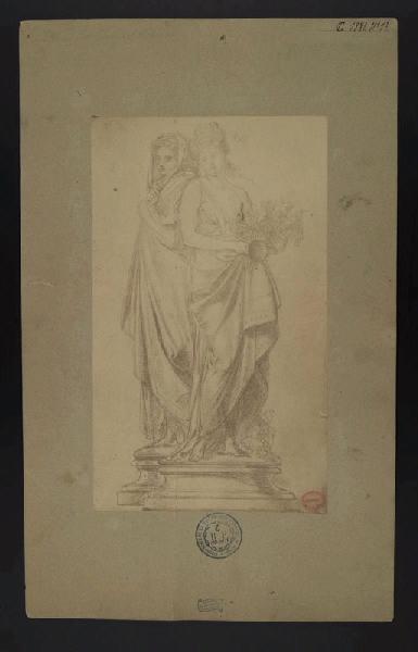 Vase [L'automne et l'hiver], Albert Ernest Carrier-Belleuse, 1881