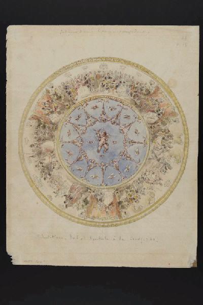 Intérieur d'une coupe Pompadour, Théophile Fragonard, 1760