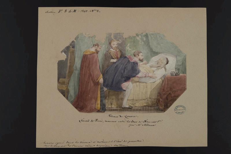 Fenêtre du Louvre, Жан Ало, 1840