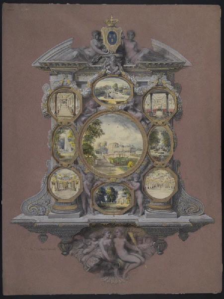 Elément décoratif, Charles Emile Wattier, 2e moitié 19e siècle